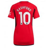 Dámy Fotbalový dres Manchester United Marcus Rashford #10 2023-24 Domácí Krátký Rukáv
